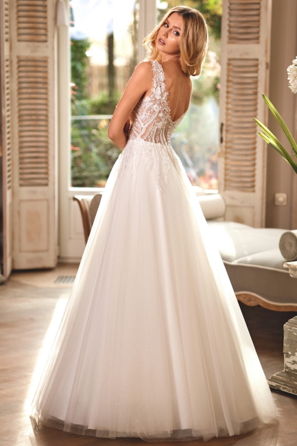 Koronkowa suknia ślubna Estelle Lavika 2