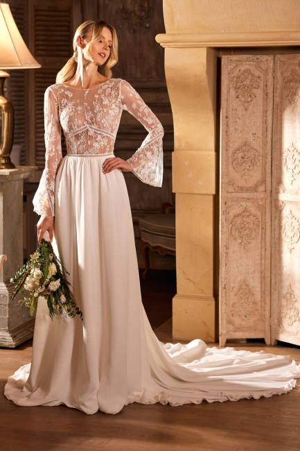 Delikatna suknia ślubna Bonnie