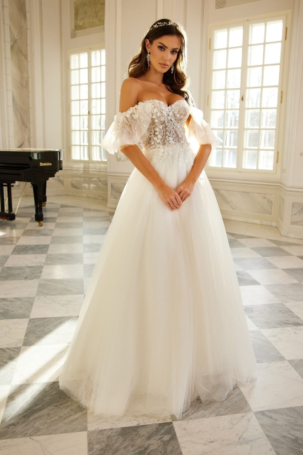 MARINA - Suknia ślubna księżniczka literka A