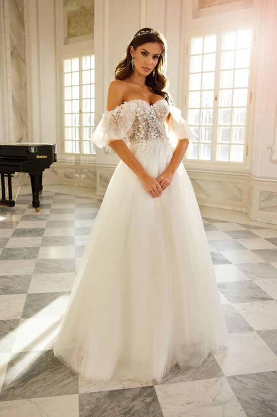 MARINA - Suknia ślubna księżniczka literka A 4