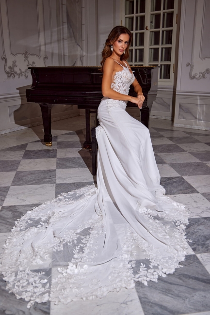 DAISY - Delikatna suknia ślubna na ramiączka 2