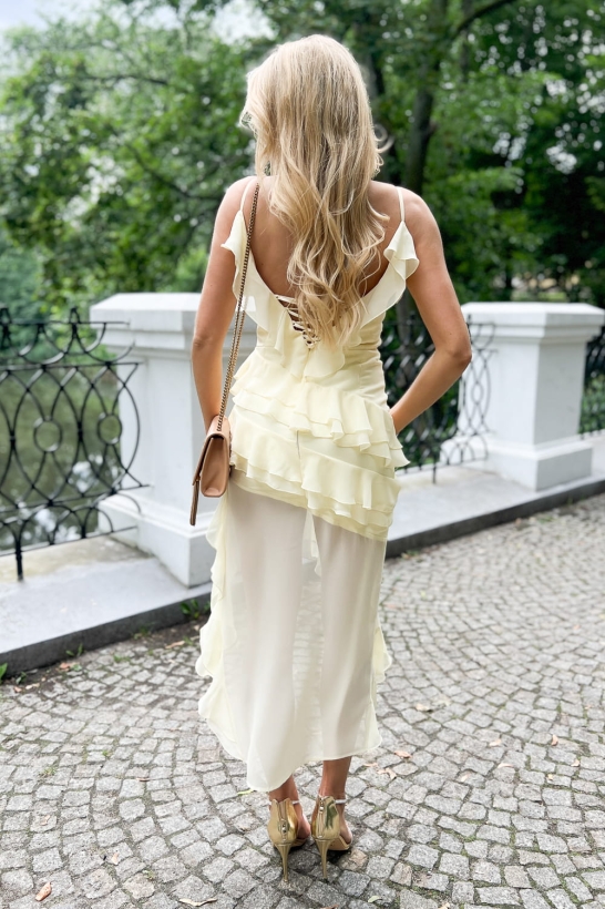 FIORELLA - zwiewna sukienka z falbanami 3