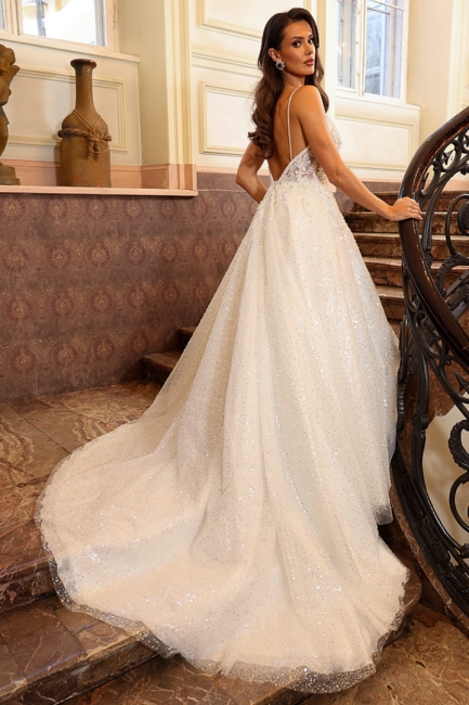 WERONIKA - suknia w połysku brokatowym